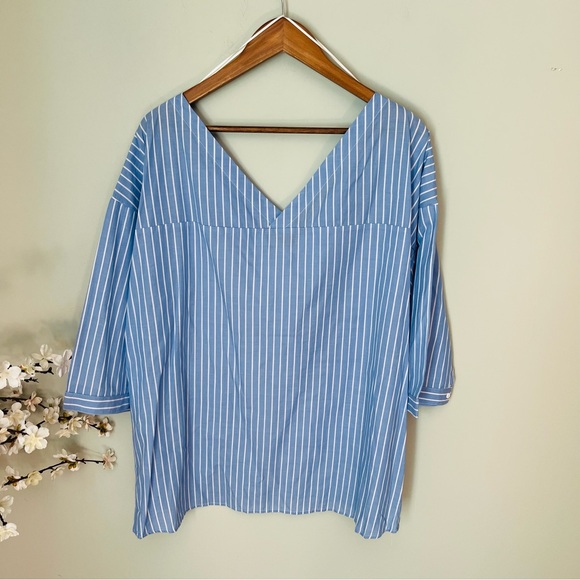 Fashion Nova Striped Blouse NWT Size 3X - Picture 4 of 5